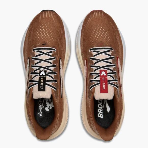 Brooks RunDisney Ghost 17 Chip n Dale Men’s 8 Brown Neutral Running Shoes NIB - Picture 13 of 16